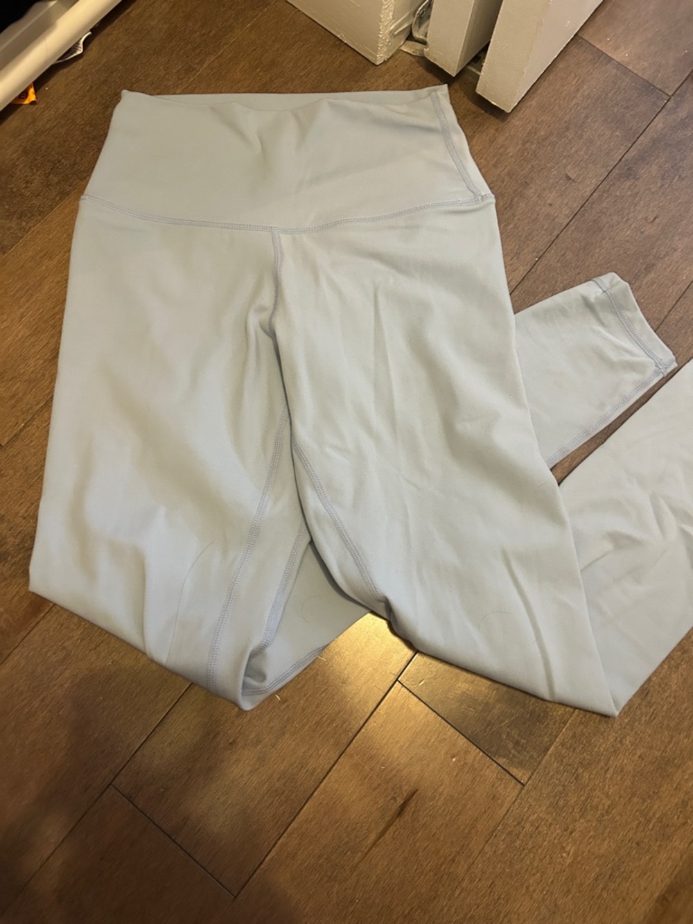Light Blue High-Rise Women's Leggings